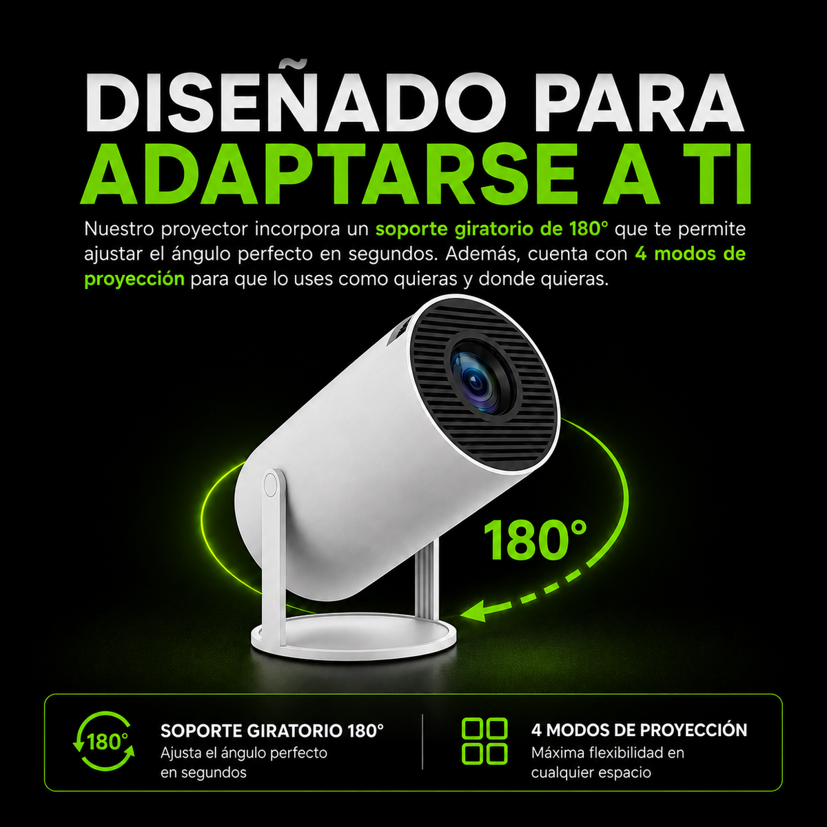 Mini Proyector Smart 180 VELTRIX™