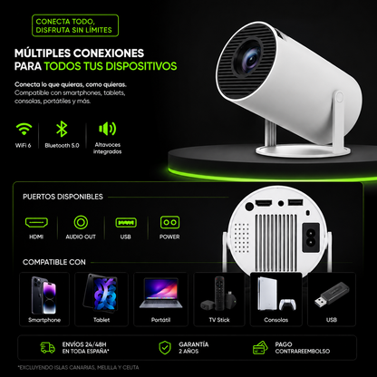 Mini Proyector Smart 180 VELTRIXX™